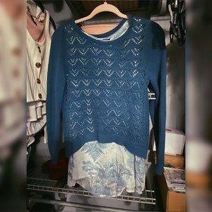 APT 9 Women’s Sweater with Thin Tank.